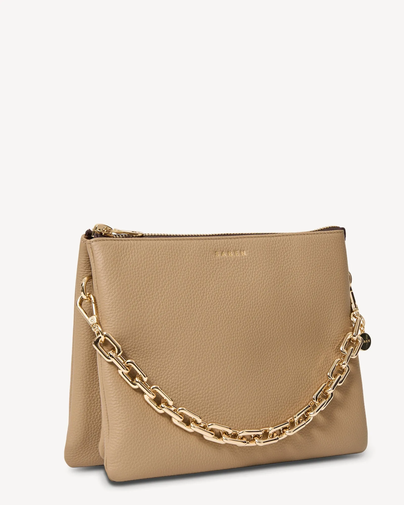 Saben Matilda Crossbody Tea   Chunky Chain