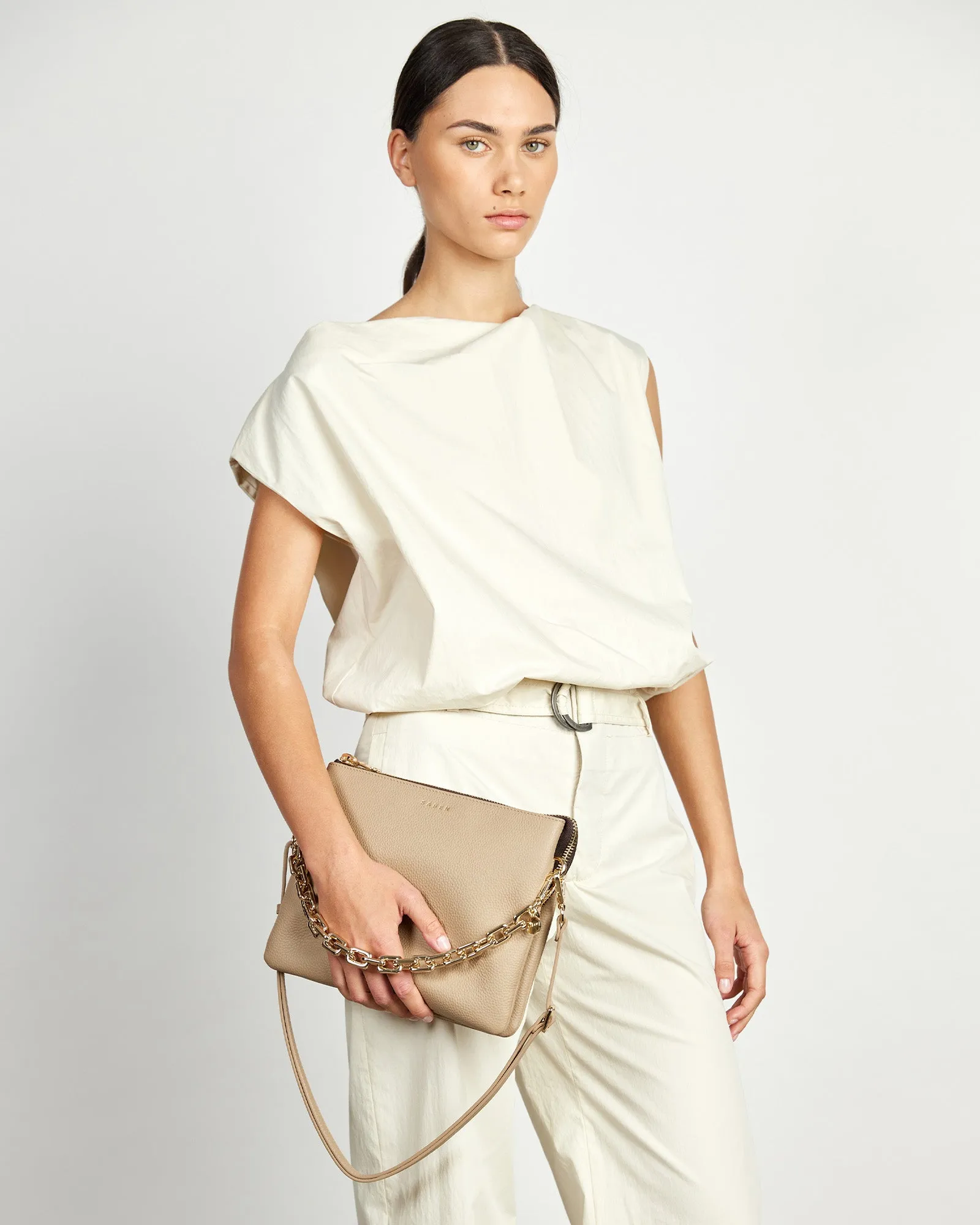 Saben Matilda Crossbody Tea   Chunky Chain