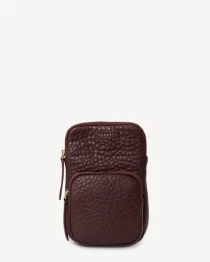 Saben Nikko Pocket Phone Sling Merlot Bubble