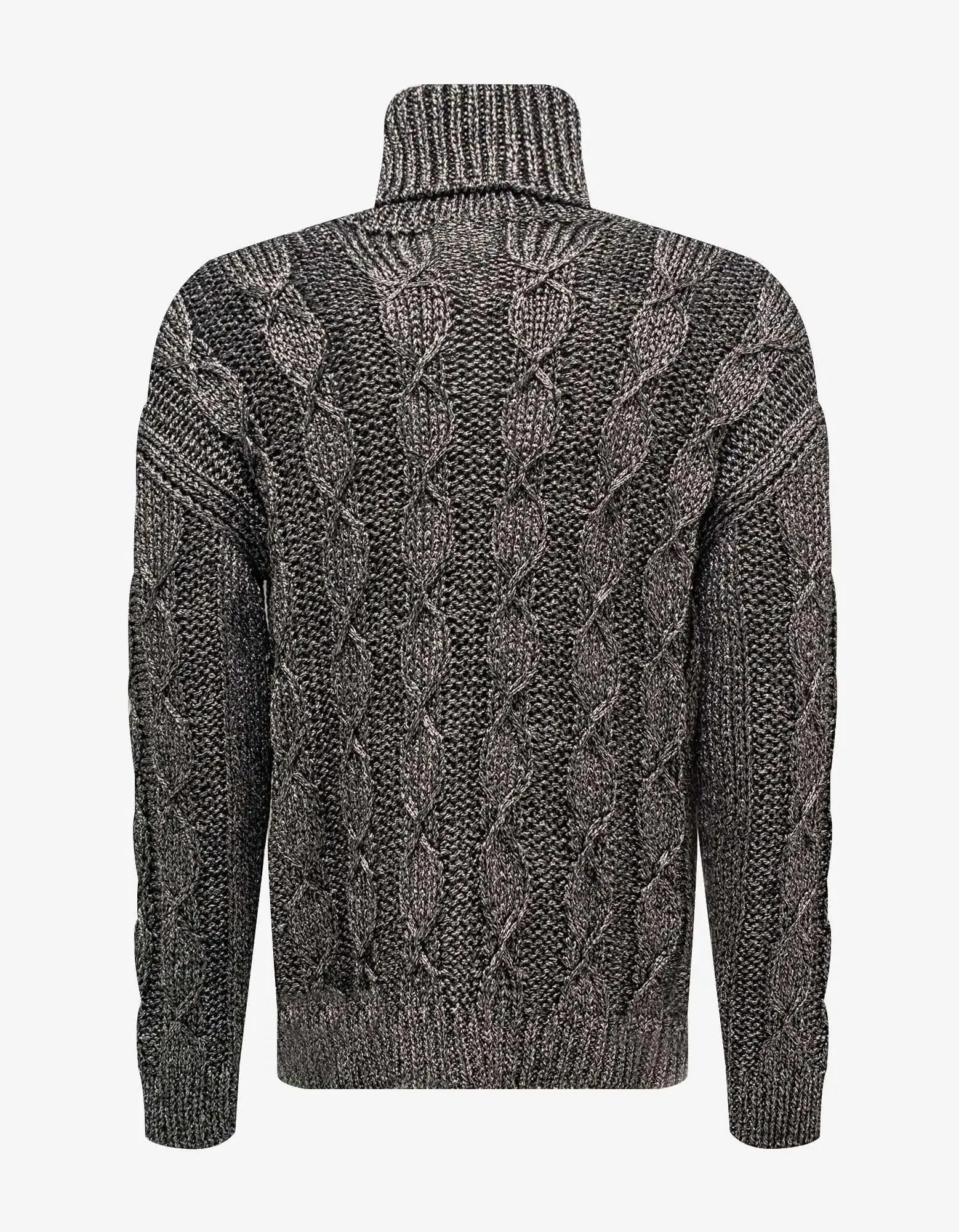 Saint Laurent Grey Turtleneck Sweater