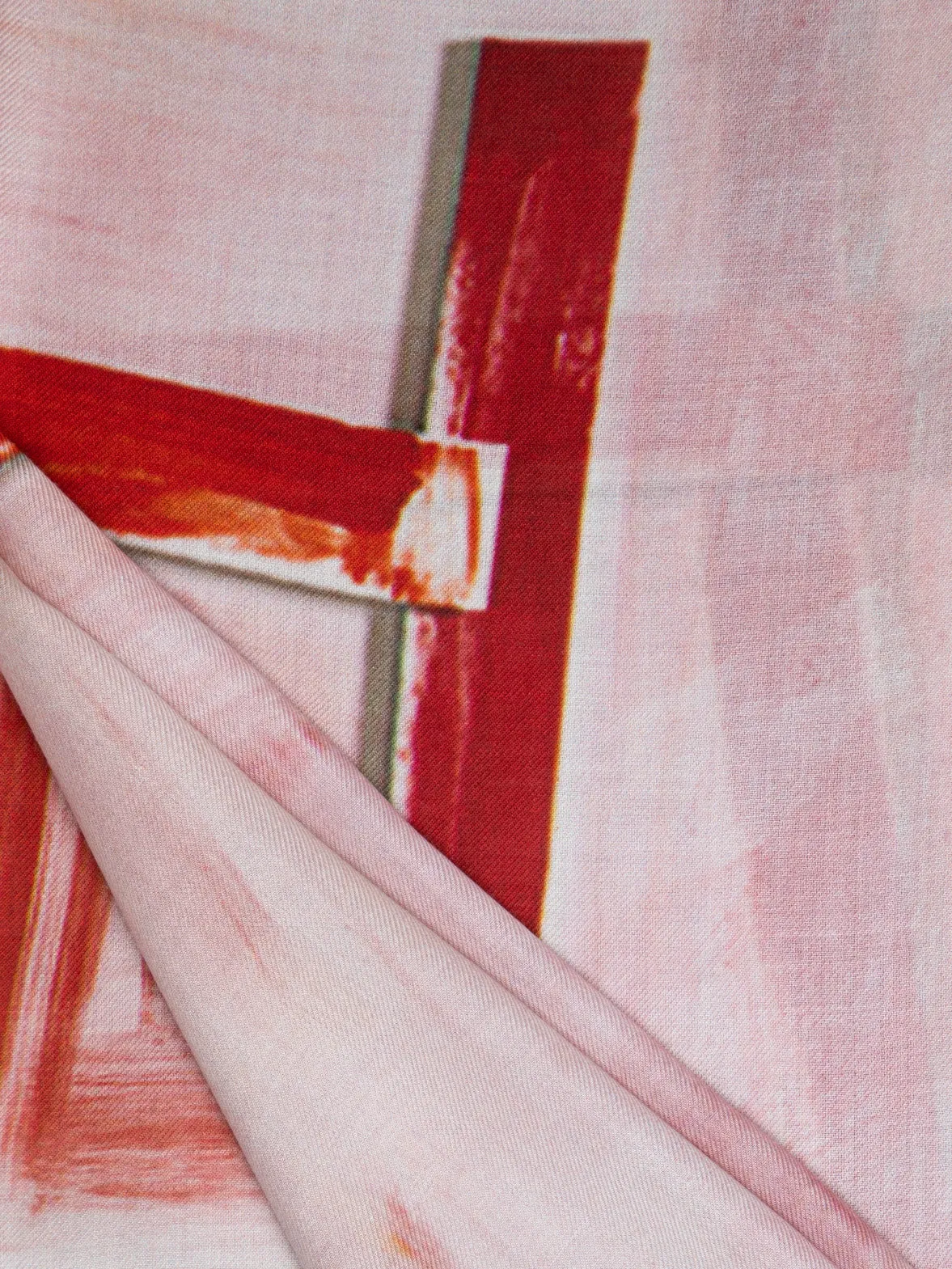 Scarf in Cashmere and Silk with Ohayo Print Akris