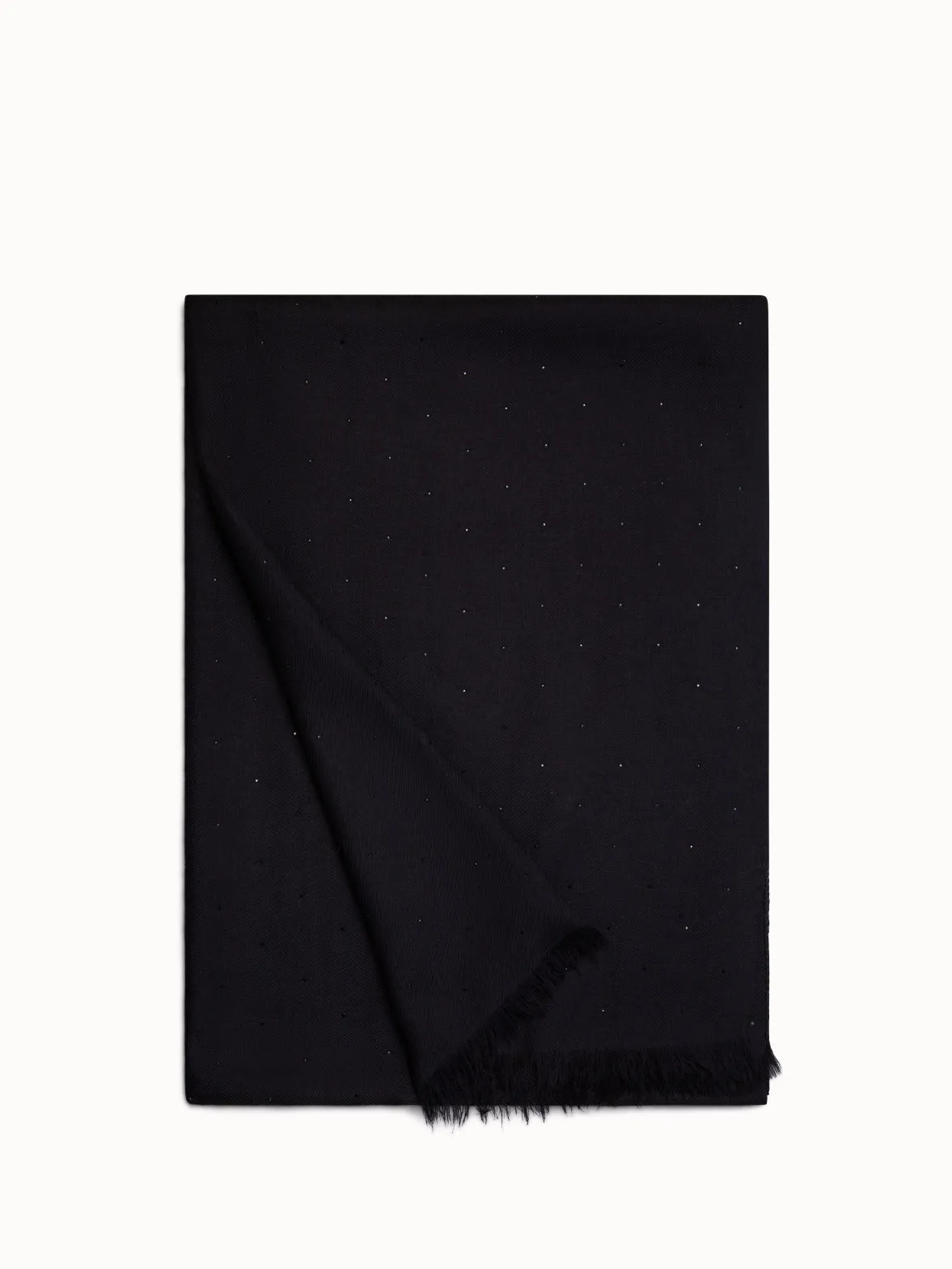 Scarf in Cashmere Silk with Crystals Akris