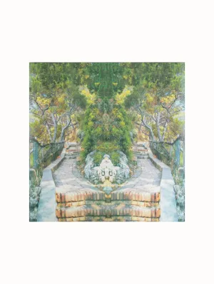 Scarf in Cotton and Silk with Via Krupp Print Akris