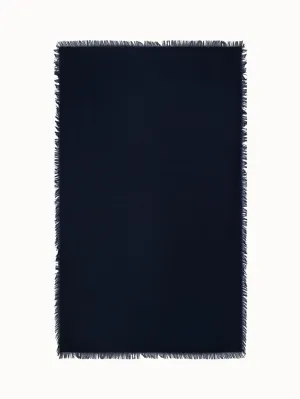 Scarf in Wool Modal and Shiny Lurex Stripes Akris