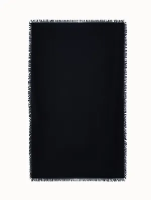 Scarf in Wool Modal and Shiny Lurex Stripes Akris