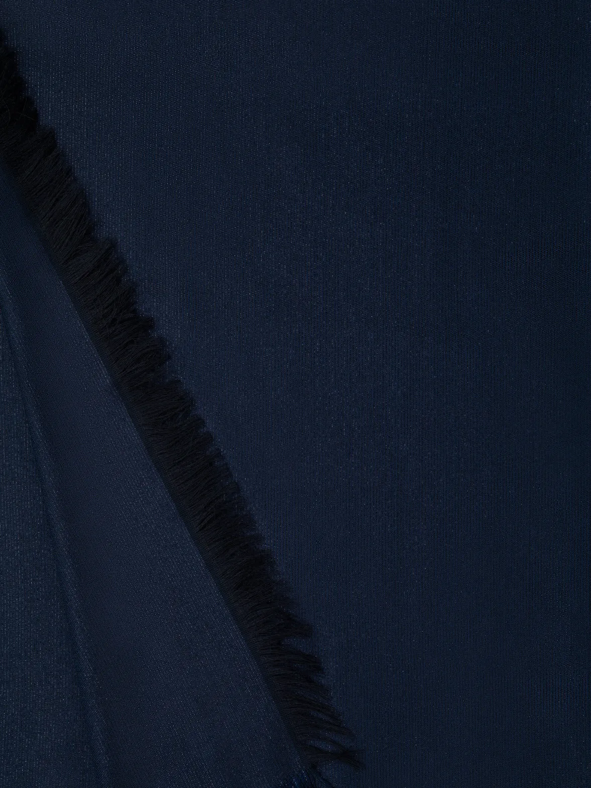 Scarf in Wool Modal and Shiny Lurex Stripes Akris