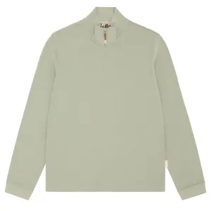 Sealskinz Forncett Long Sleeve Top With Half Zip Green