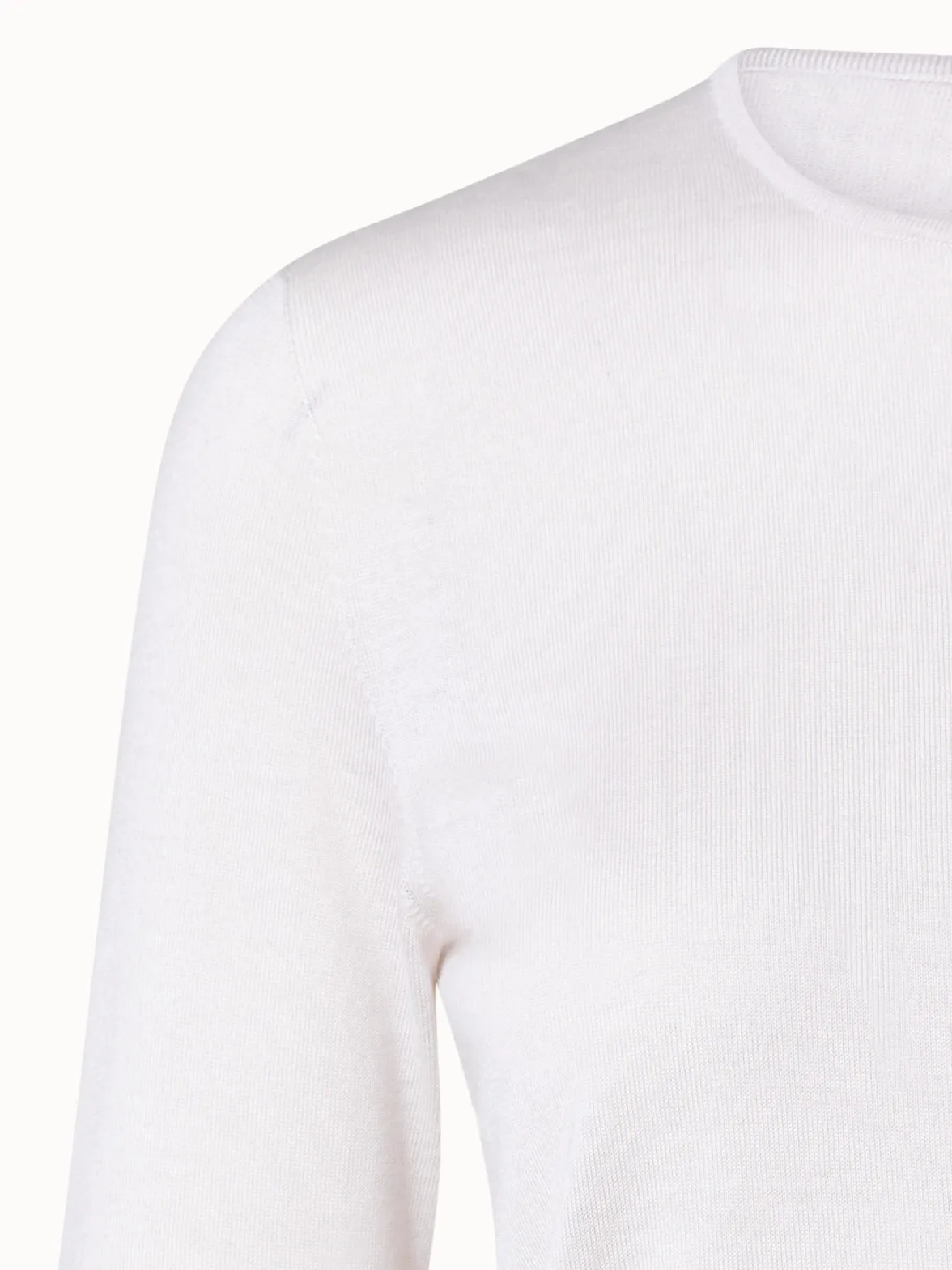 Seamless Cashmere Silk Knit Pullover Akris