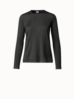 Seamless Cashmere Silk Knit Pullover Akris