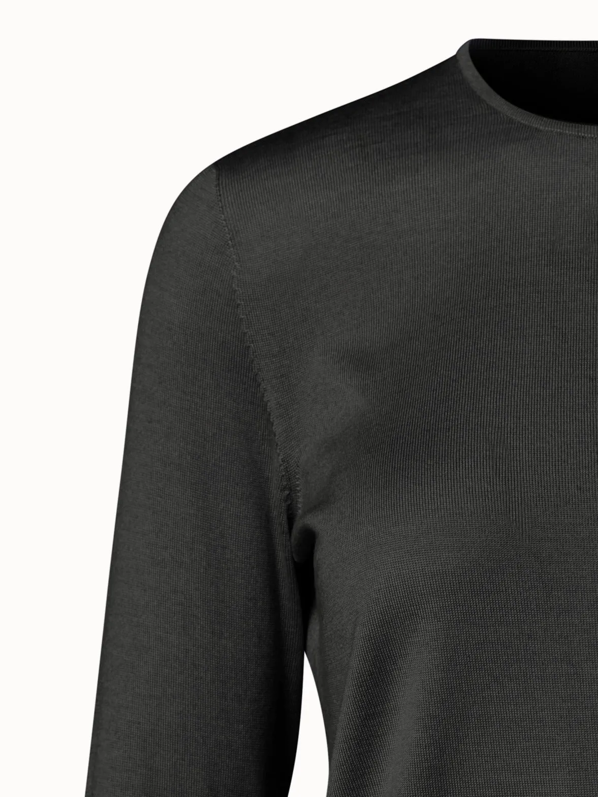 Seamless Cashmere Silk Knit Pullover Akris