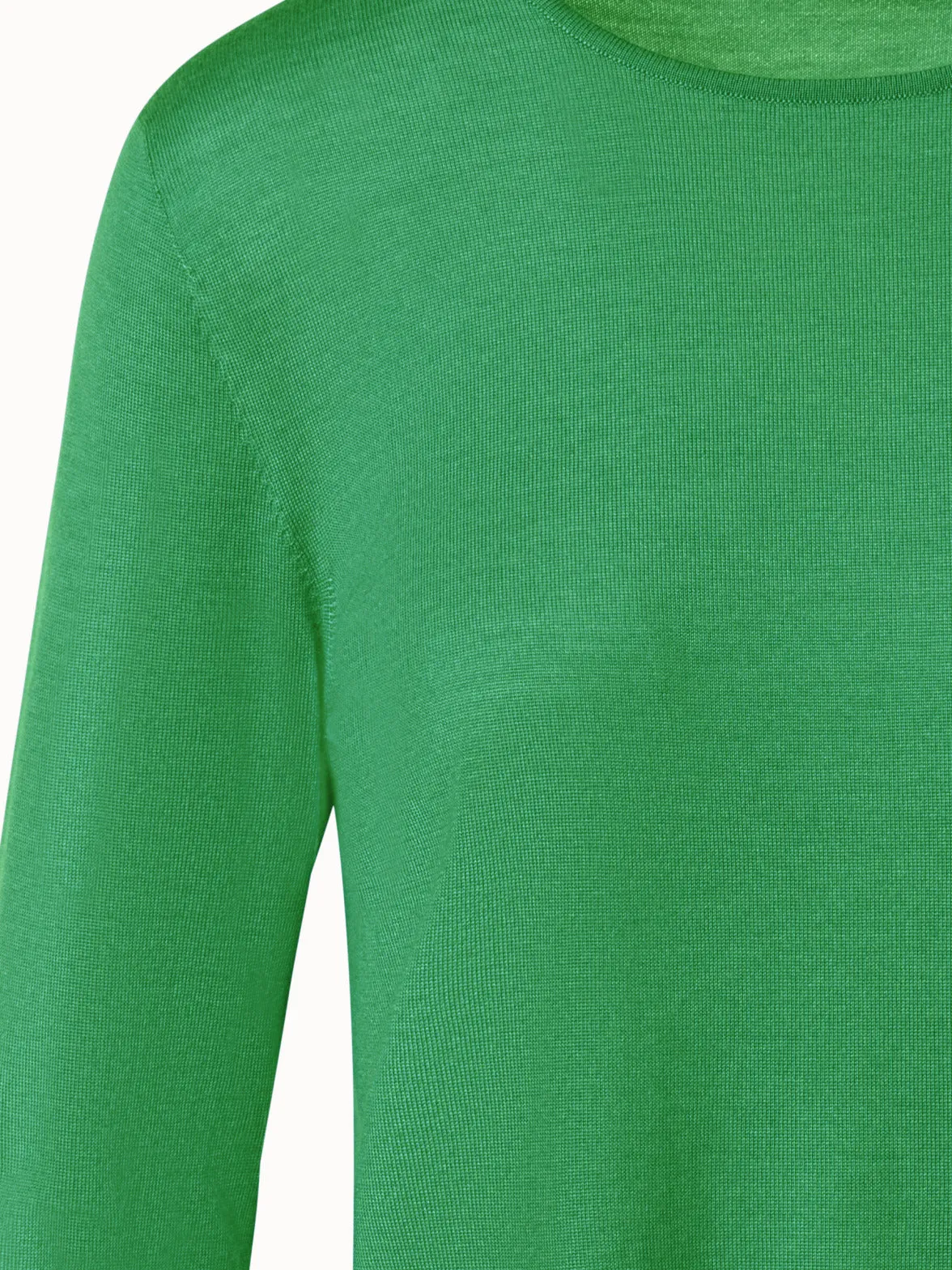 Seamless Cashmere Silk Knit Sweater Akris