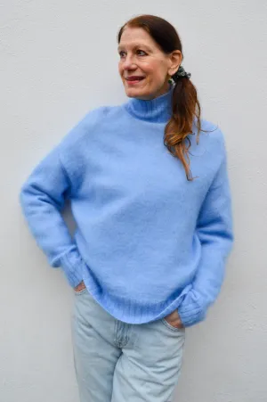 Second Female Ina Vista Blue Turtleneck Jumper