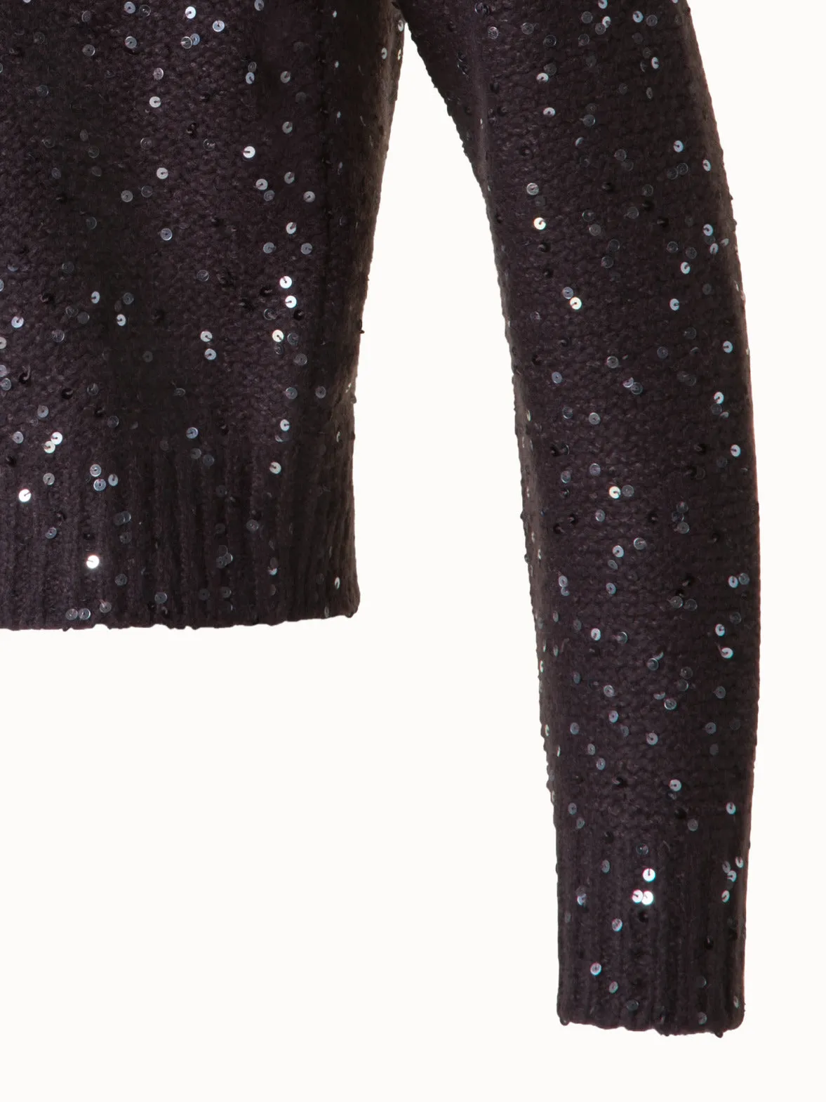 Sequined Wool Cashmere Sweater Akris