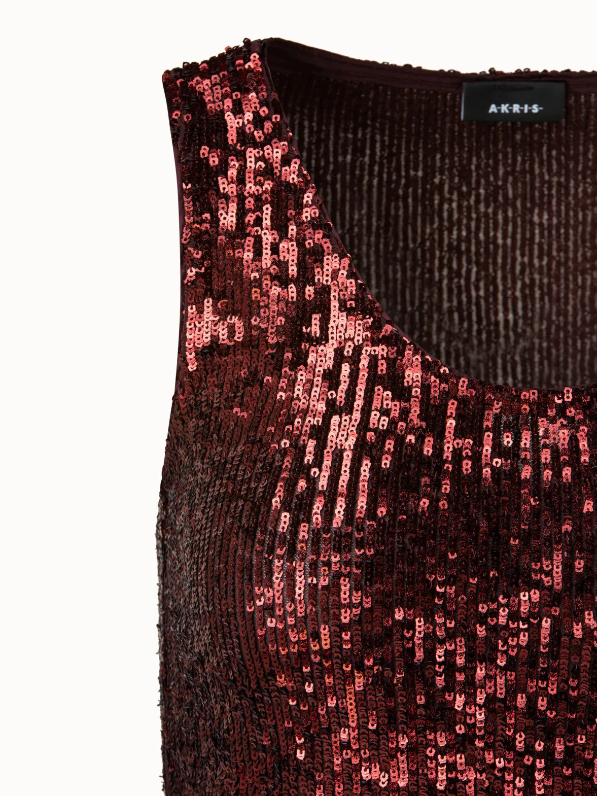 Sequins On Jersey Tank Akris