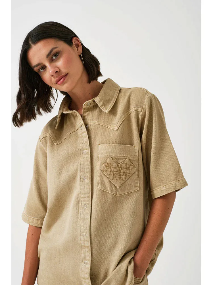 Seventy   Mochi Eva Shirt Desert Sand