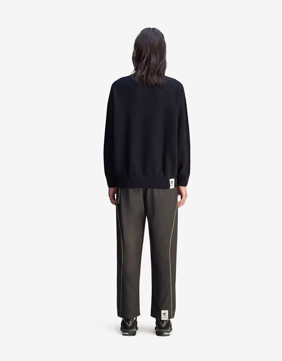 SFTM x Adidas 005 Black Full Fashion Crew Sweater