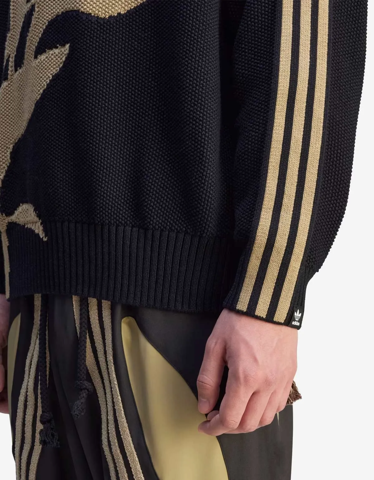 SFTM x Adidas 005 Black Full Fashion Crew Sweater