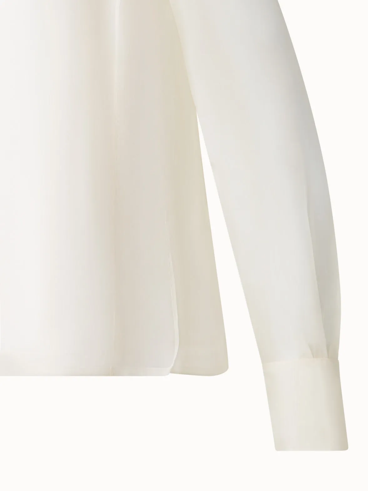 Sheer Silk Organza Blouse Akris