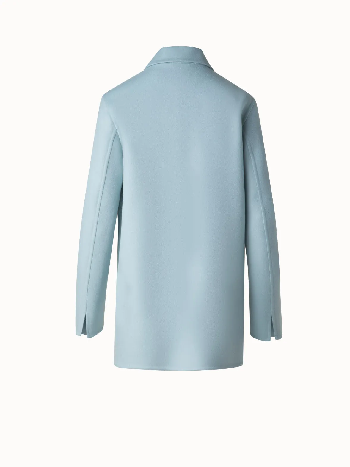 Shirt Jacket in Cashmere Double-Face Akris