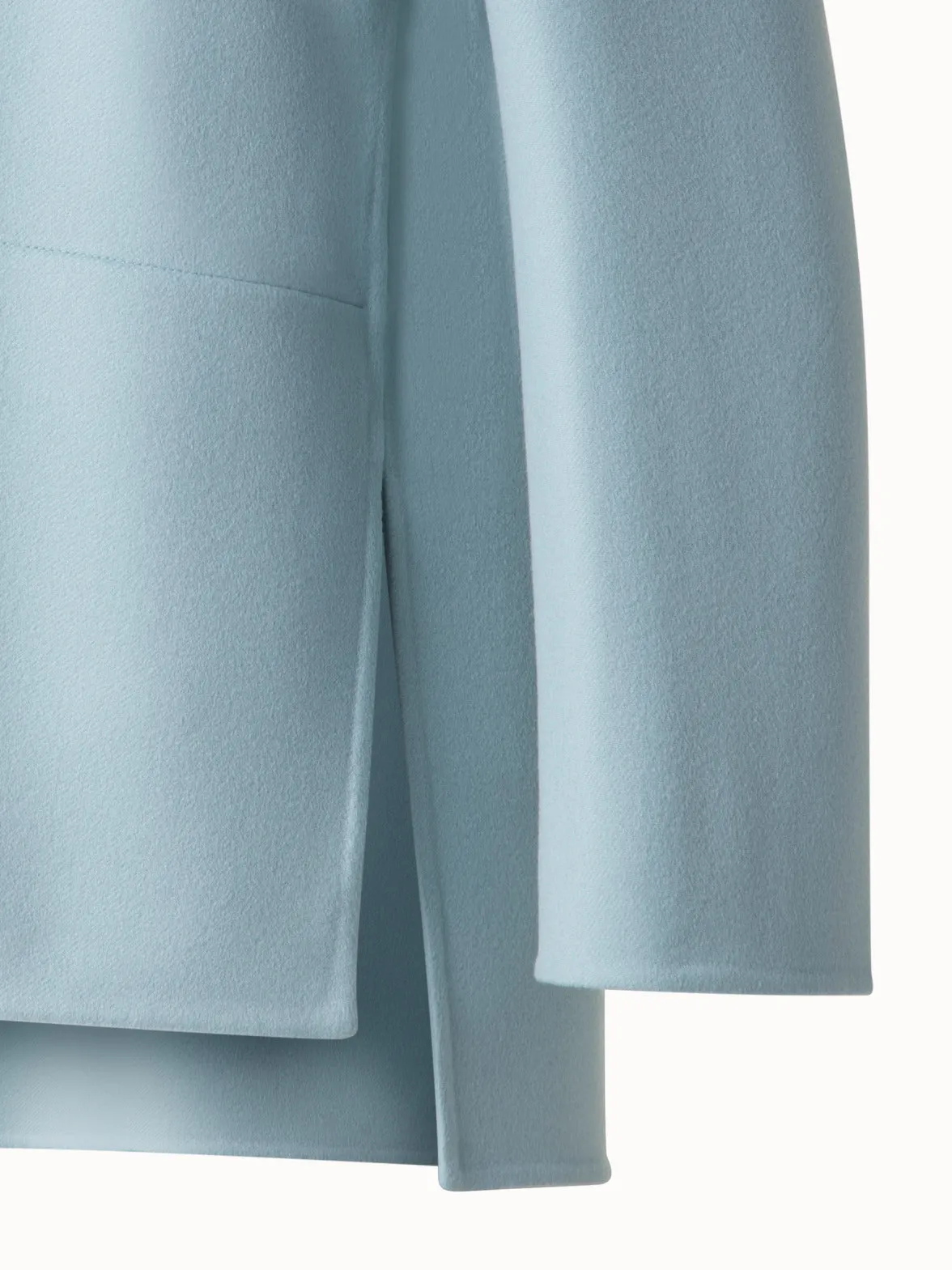 Shirt Jacket in Cashmere Double-Face Akris