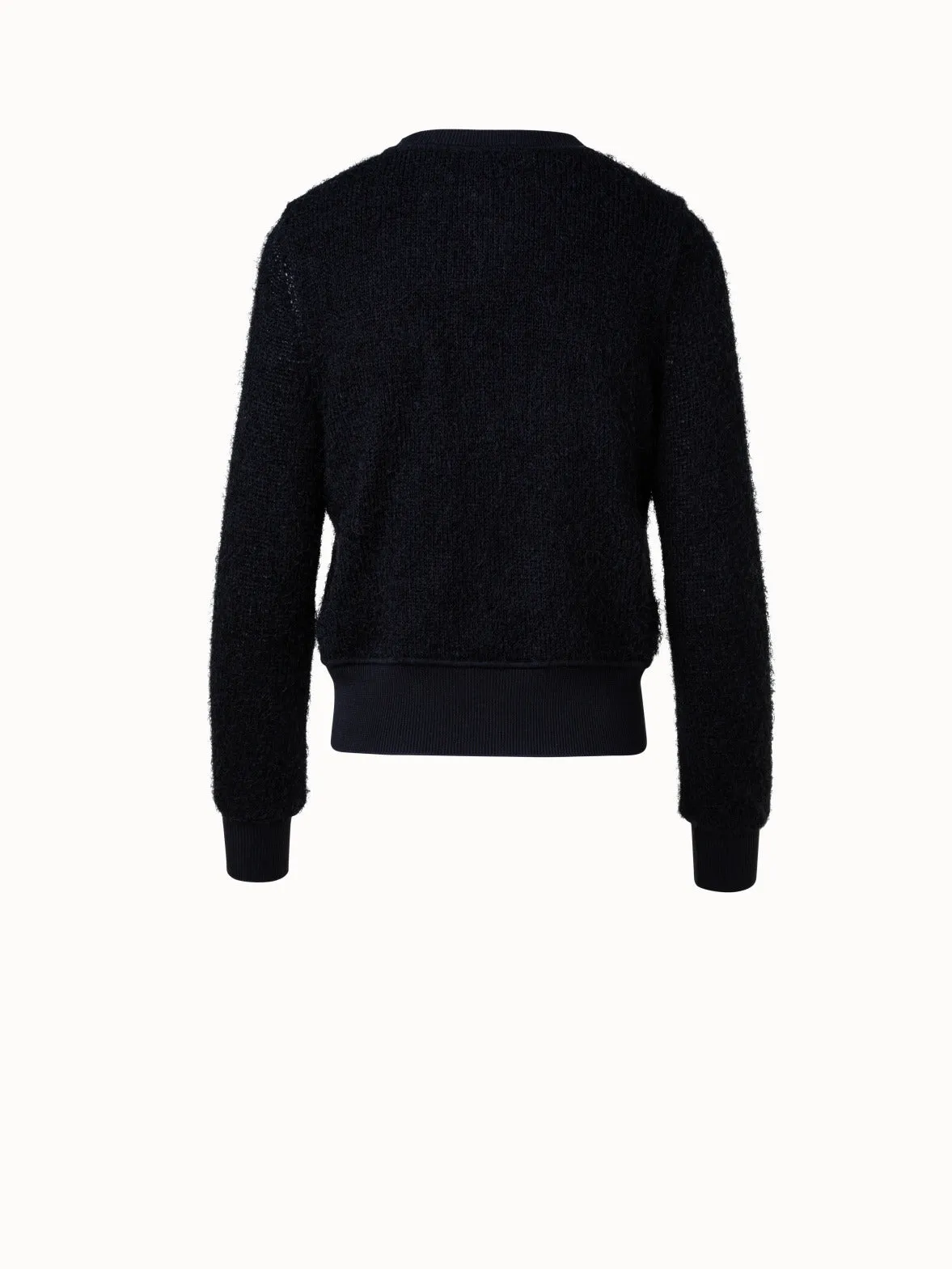 Short Cardigan in Silk Cashmere Blend Akris