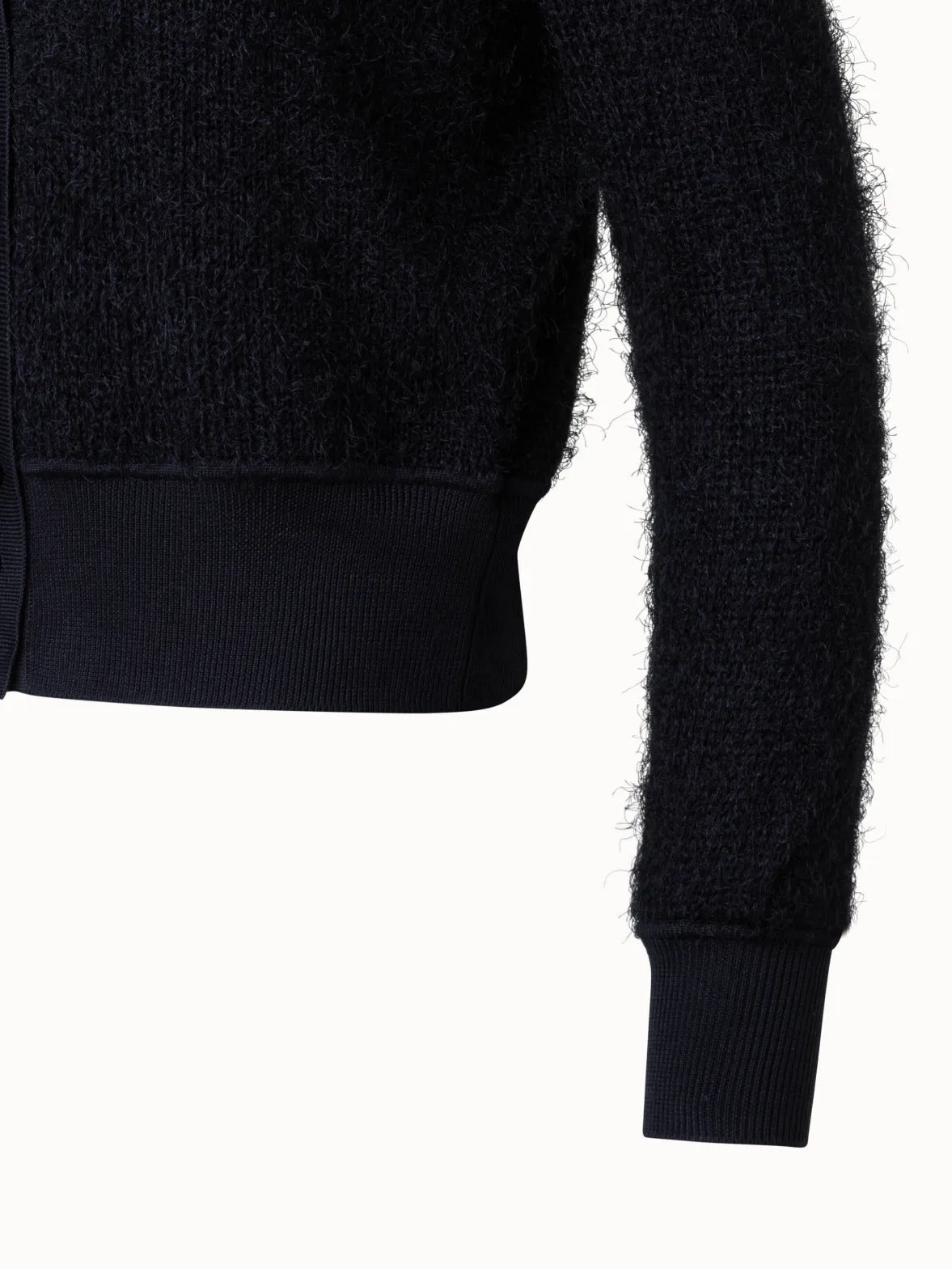Short Cardigan in Silk Cashmere Blend Akris