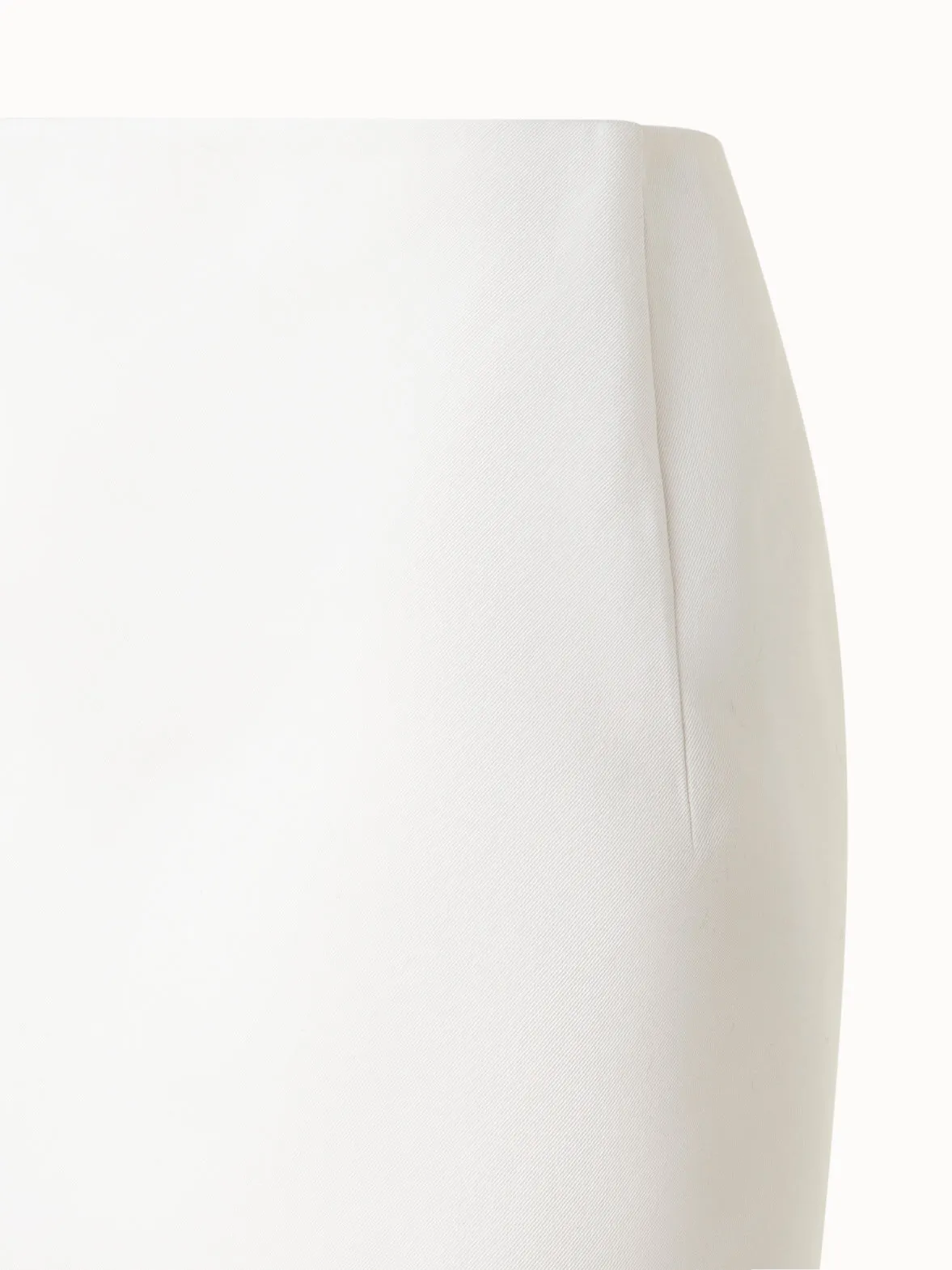 Short Pencil Skirt in Cotton Double-Face Akris
