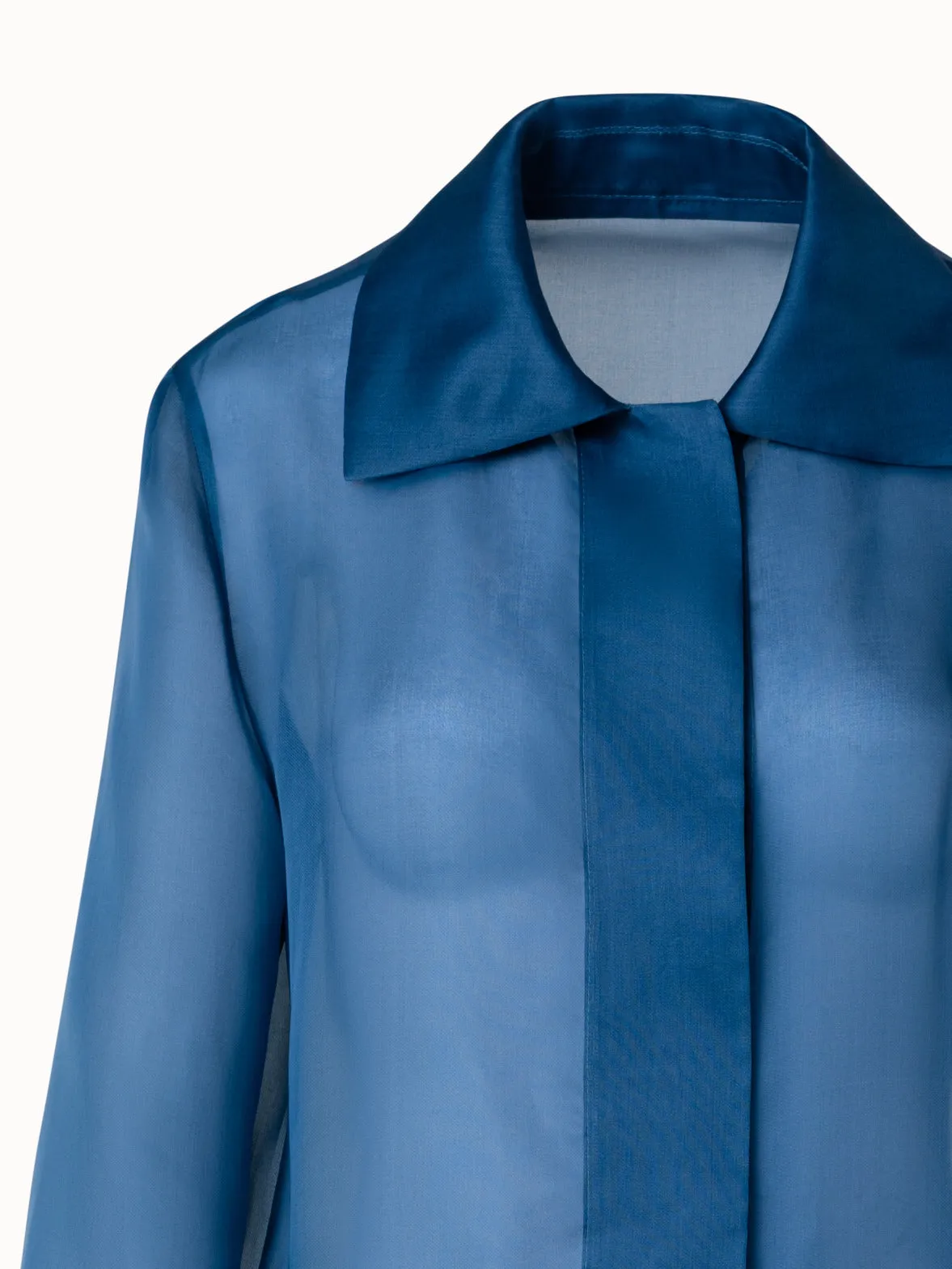 Short Silk Coat Akris