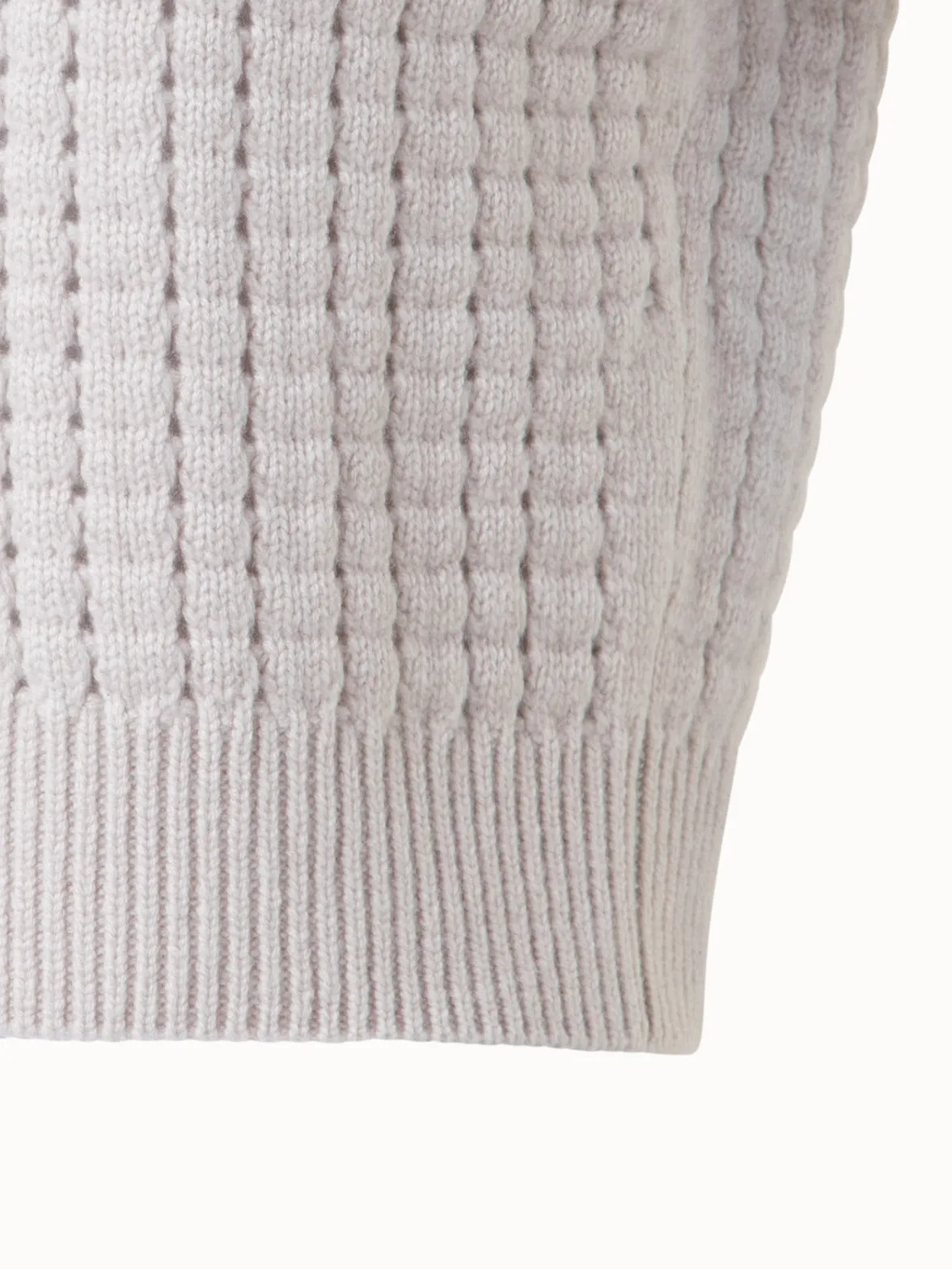 Short Sleeve Cashmere Knit Cardigan Akris