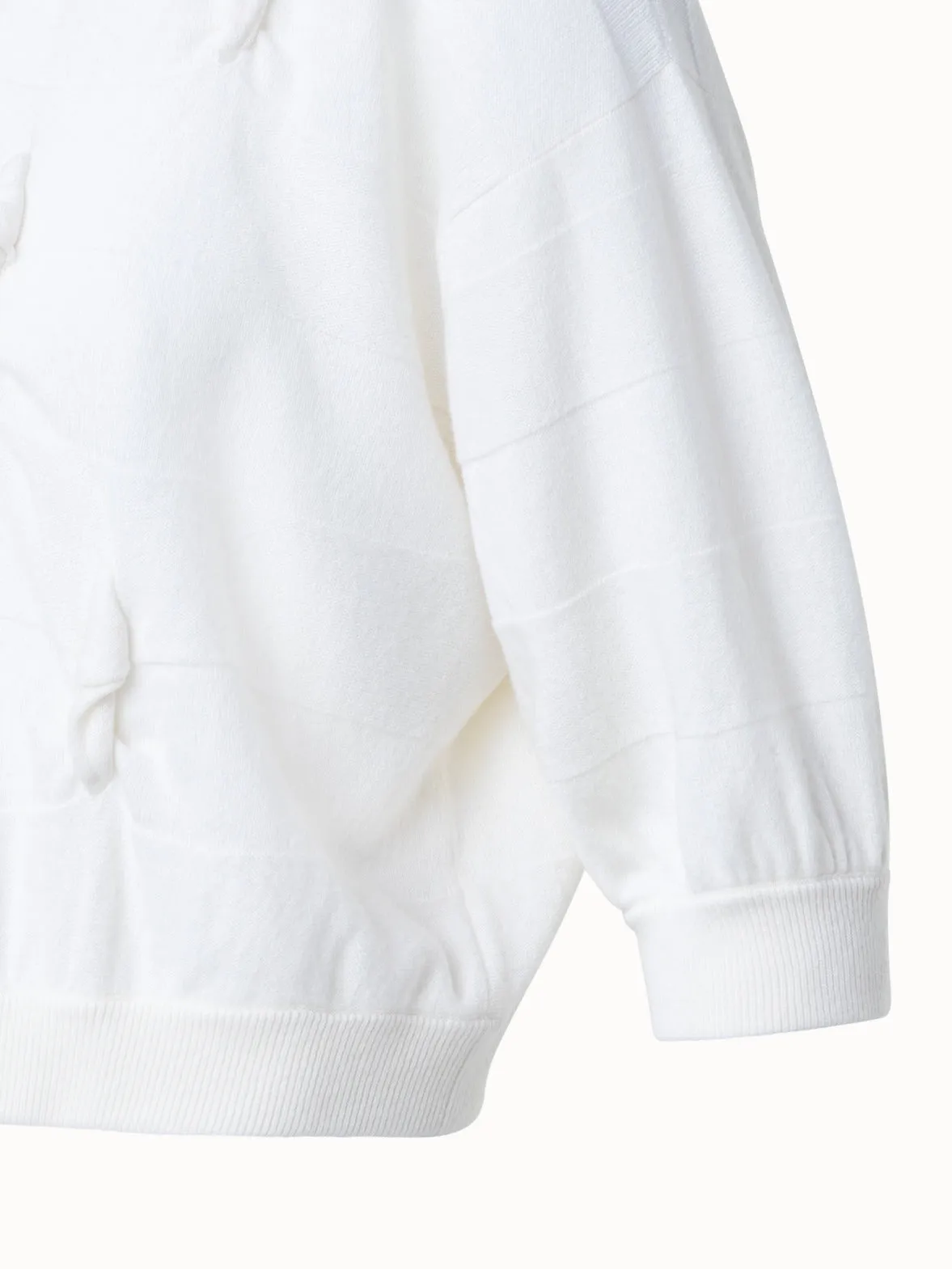 Short Sleeve Cashmere Sweater with Knot Akris