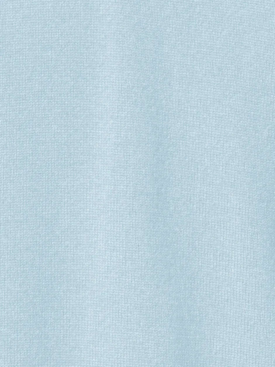 Short Sleeve Cashmere Sweater with Knot Detail Akris