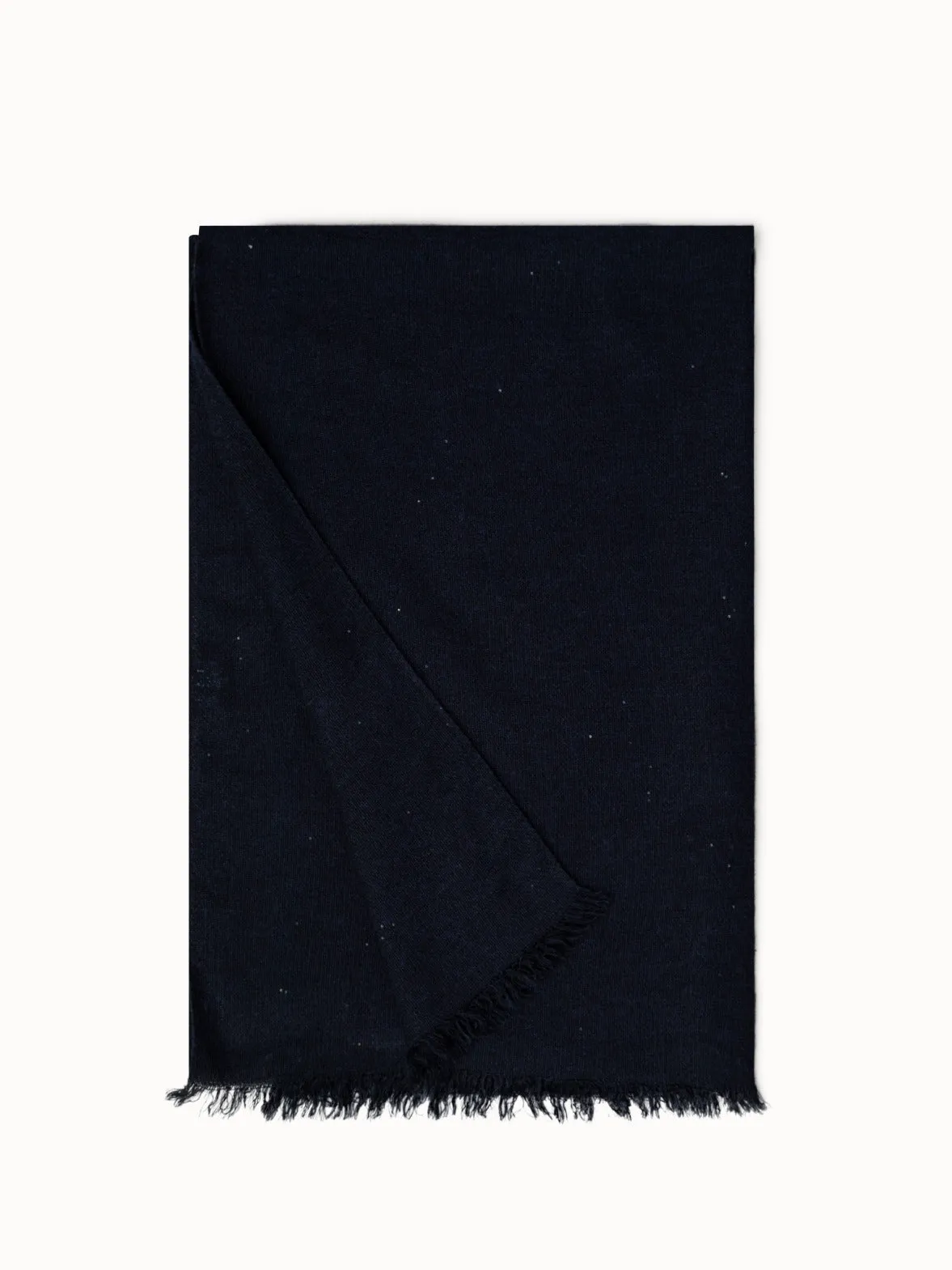 Silk Cashmere Scarf with Fine Sequins Akris
