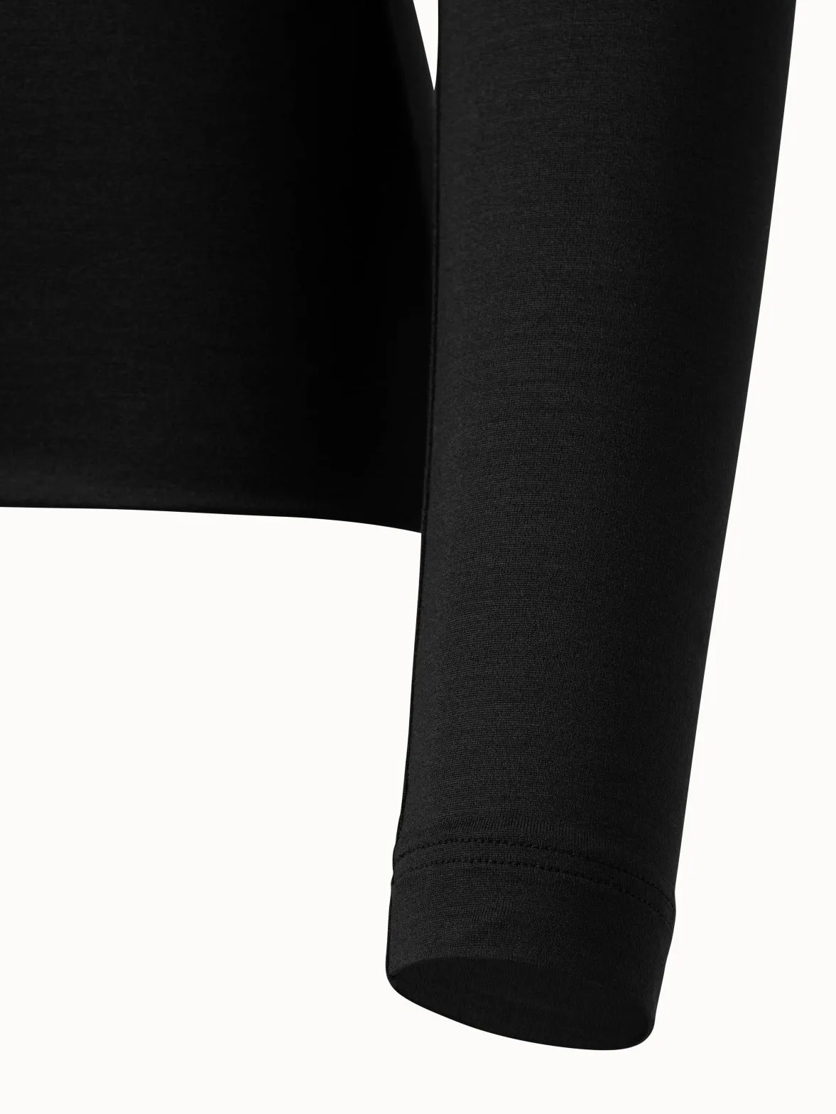 Silk Jersey Stretch Top with V-Neck Akris