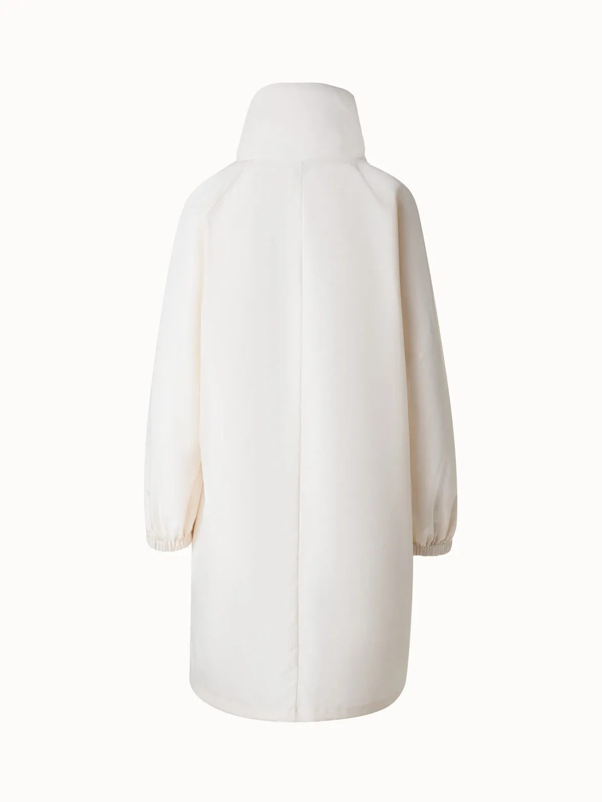 Silk Taffeta Parka with Hood Akris