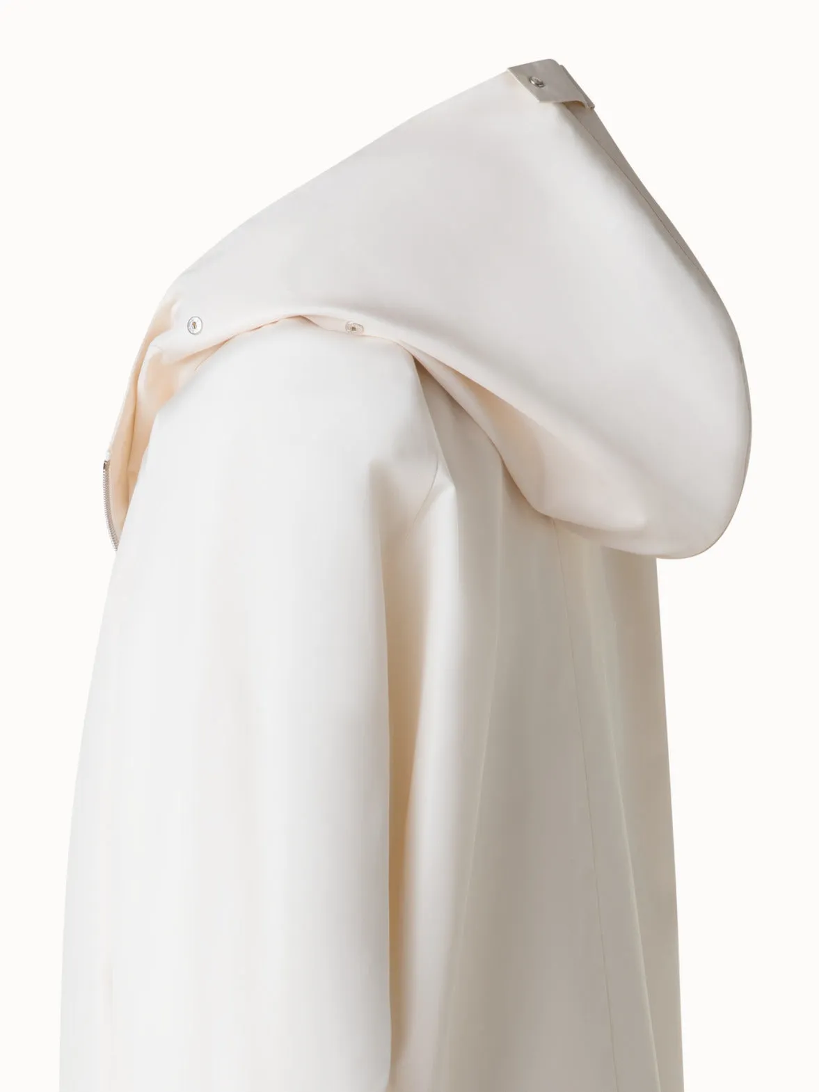 Silk Taffeta Parka with Hood Akris