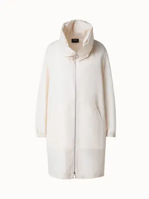 Silk Taffeta Parka with Hood Akris