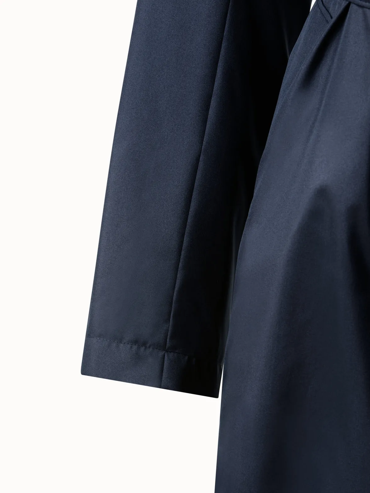 Silk Taffeta Trench Coat Akris