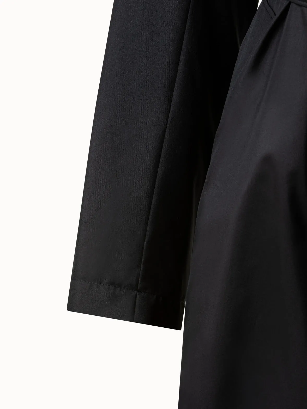 Silk Taffeta Trench Coat Akris