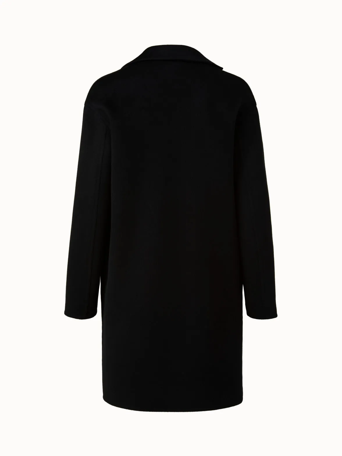Single Breasted Coat from Cashmere Double-Face Akris