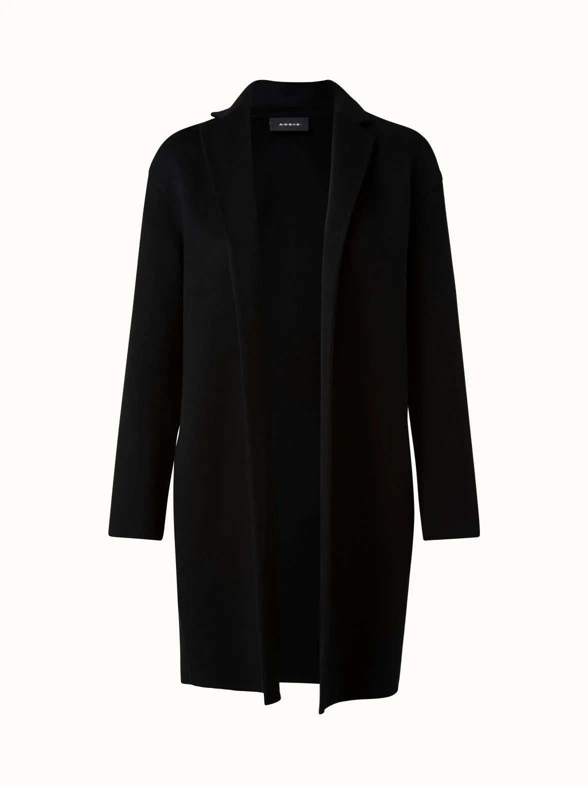 Single Breasted Coat from Cashmere Double-Face Akris