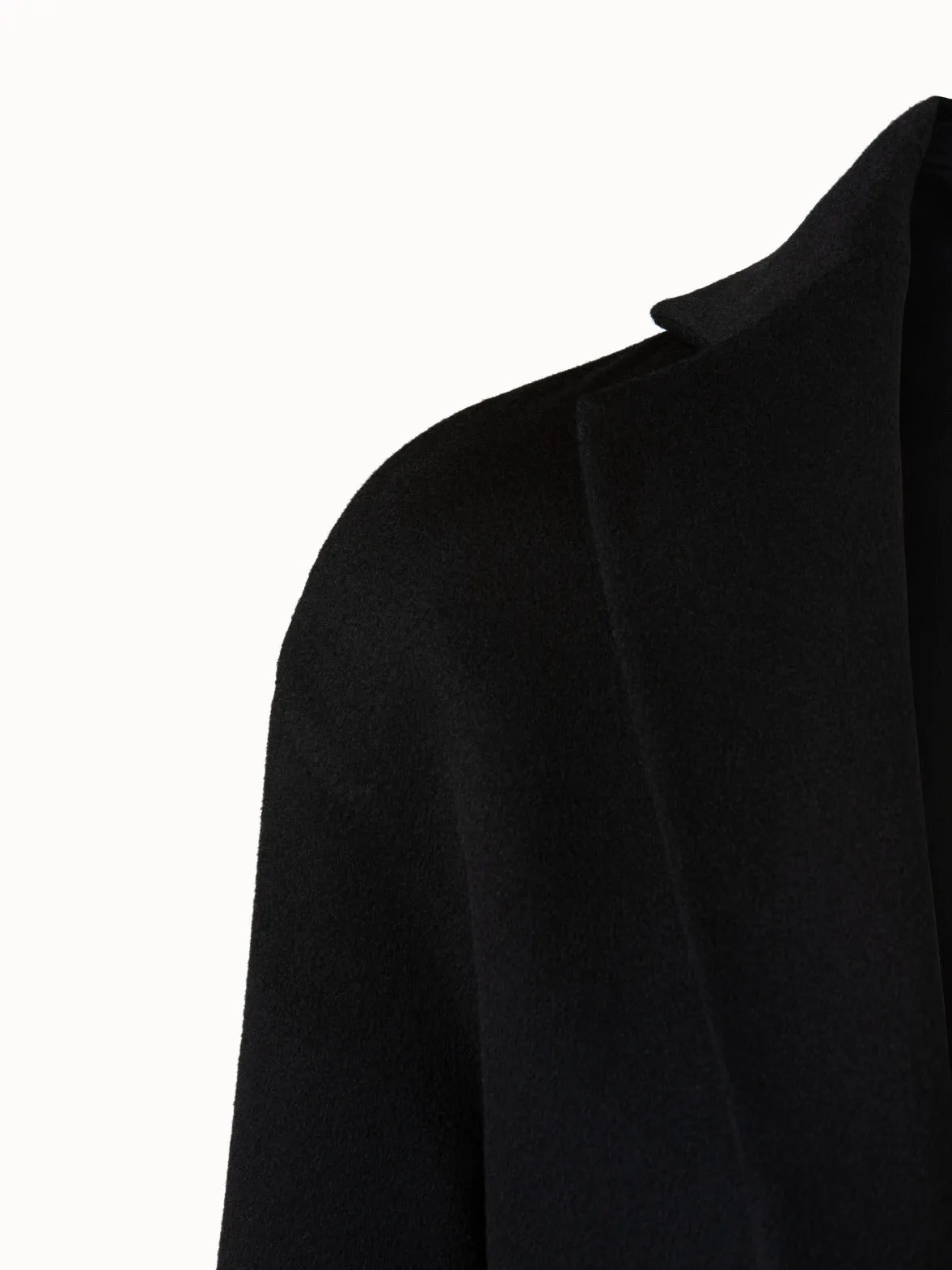 Single Breasted Coat from Cashmere Double-Face Akris