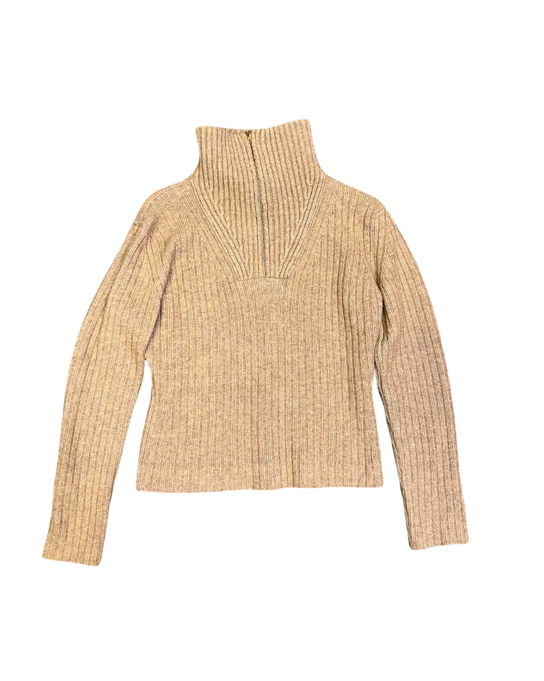 Size M | Nanushka 1/4 Zip Wool Blend Jumper