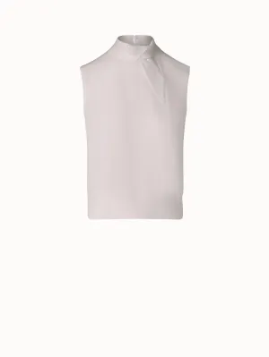 Sleeveless 100% Cashmere Knit Top with Knot Akris