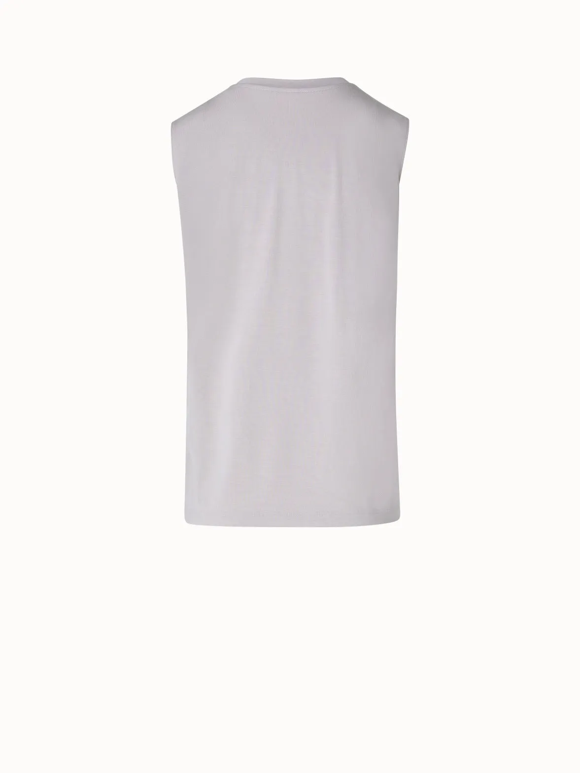 Sleeveless Cotton Jersey Top Akris