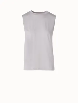 Sleeveless Cotton Jersey Top Akris