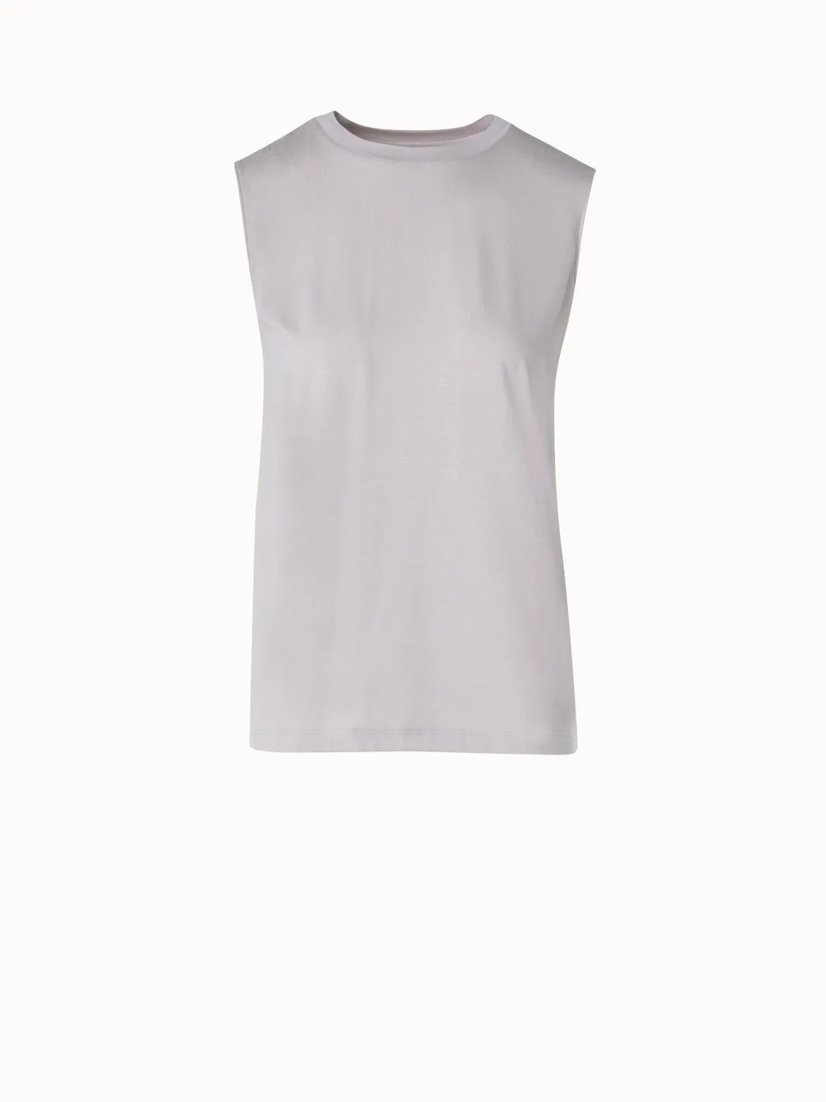 Sleeveless Cotton Jersey Top Akris