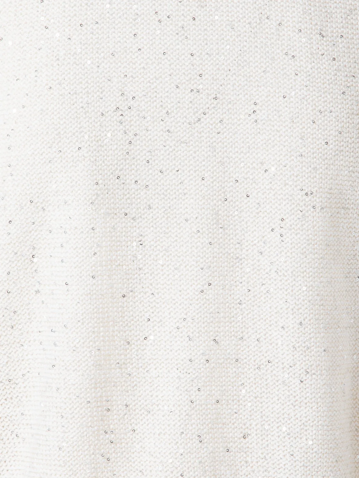 Sleeveless Linen Cotton Knit Top with Sequins Akris