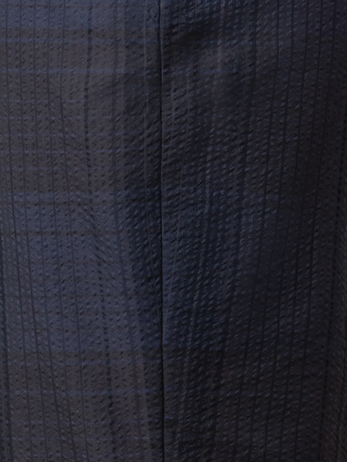 Slight Bootcut Silk Cotton Seersucker Pants Akris