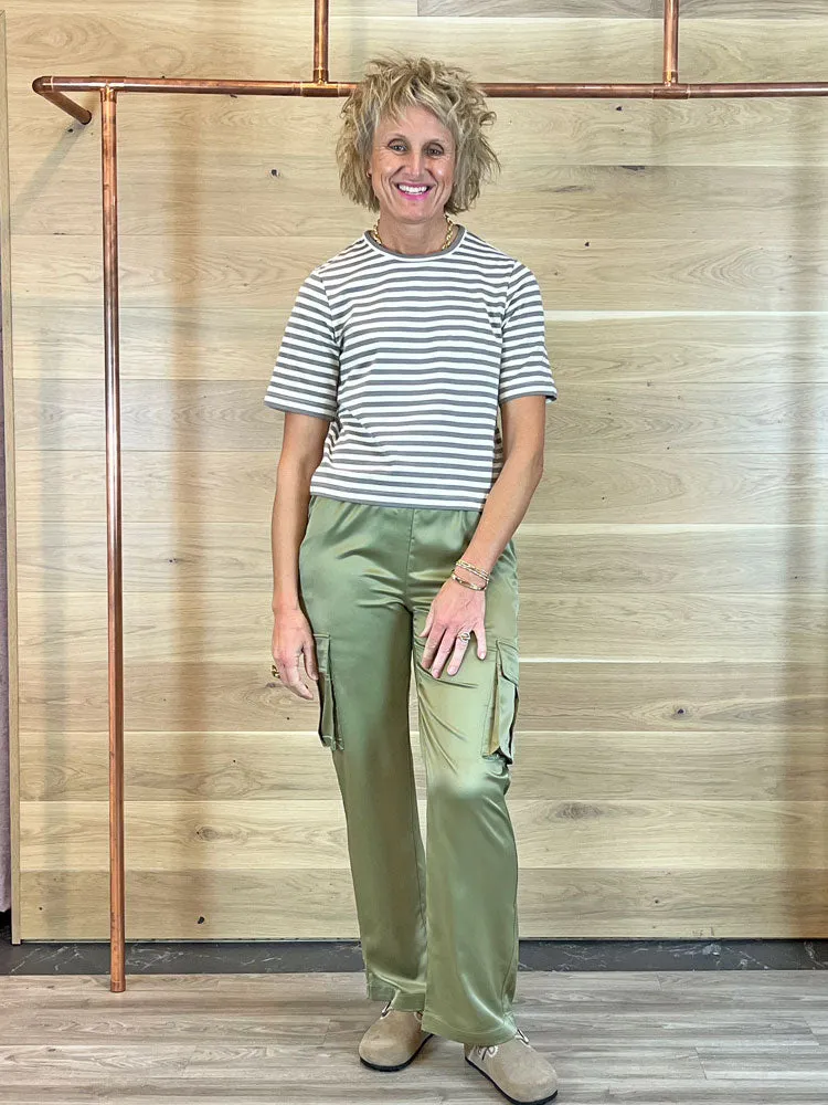 Sofie Schnoor T-Shirt Grey Striped