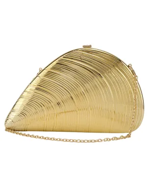 St. Barths La Robe Metallic Oyster Crossbody
